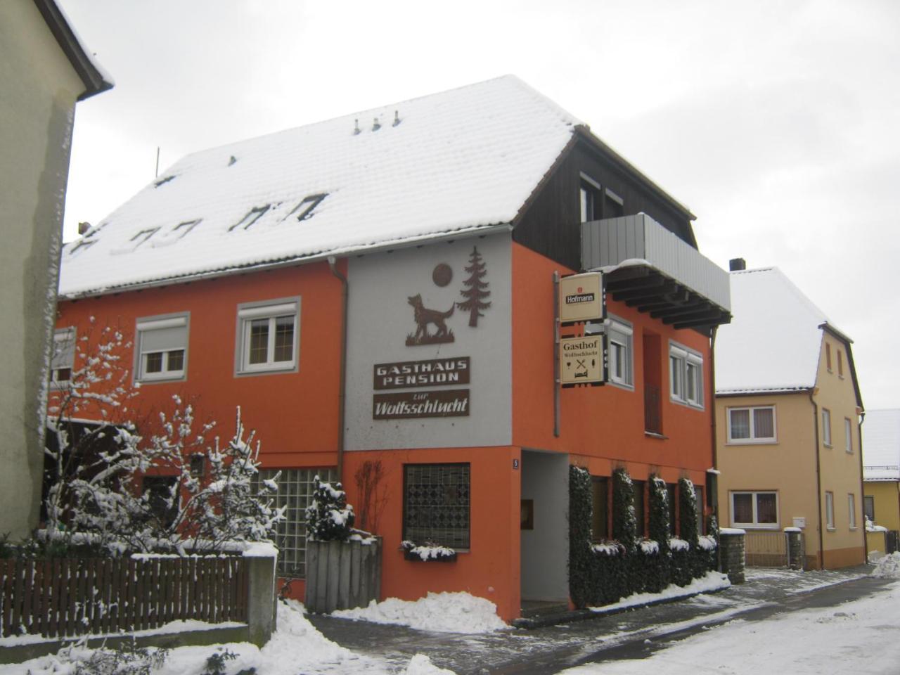 Gasthaus Zur Wolfsschlucht Hotel Sugenheim Eksteriør billede